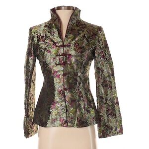 Floral Oriental Brocade Women's Jacket